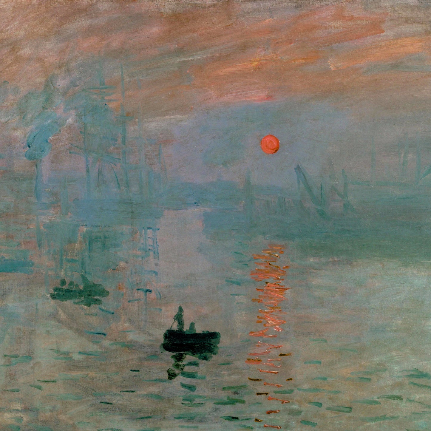 Claude Monet - Impression, Sunrise - gerahmter Druck