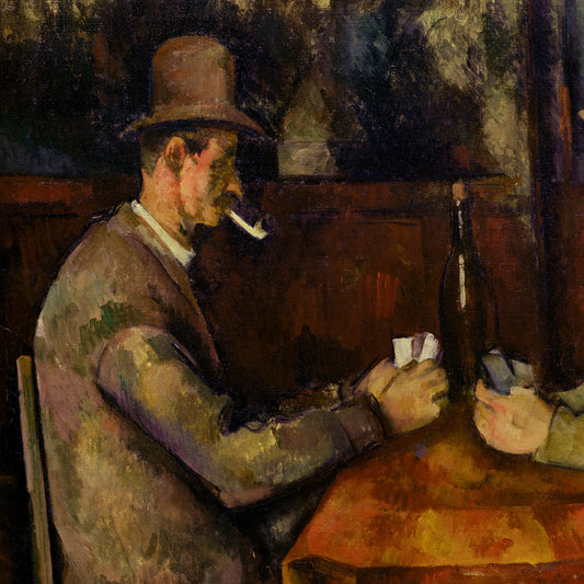 Paul Cézanne - The Card Players - gerahmter Druck