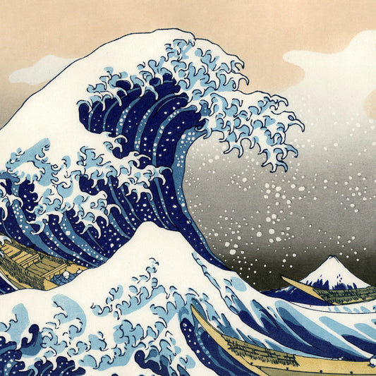 Katsushika Hokusai - The Great Wave off Kanagawa - gerahmter Druck