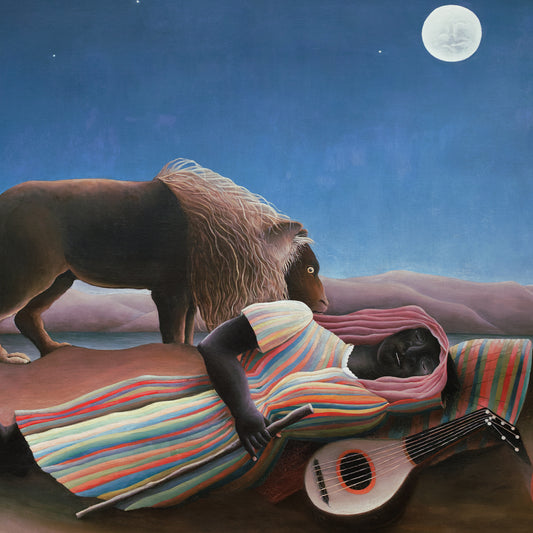 Henri Rousseau - La Bohémienne endormie - gerahmter Druck