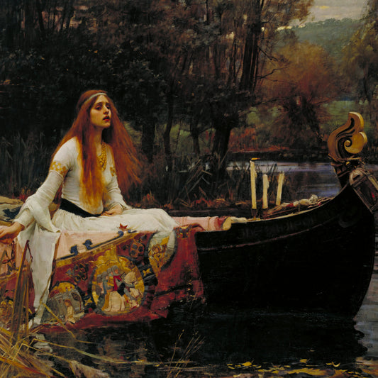 John William Waterhouse - The Lady of Shalott - gerahmter Druck