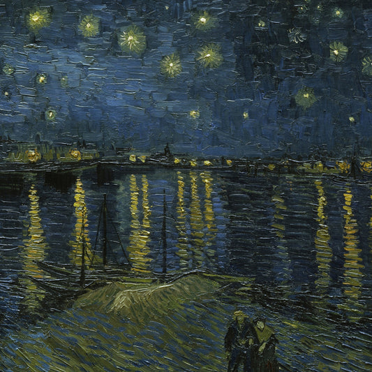 Vincent van Gogh - Starry Night over the Rhône - gerahmter Druck