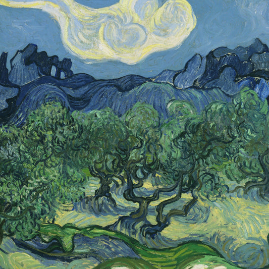 Vincent van Gogh - The Olive Trees - gerahmter Druck
