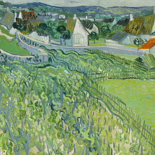 Vincent van Gogh - Vineyards at Auvers - gerahmter Druck