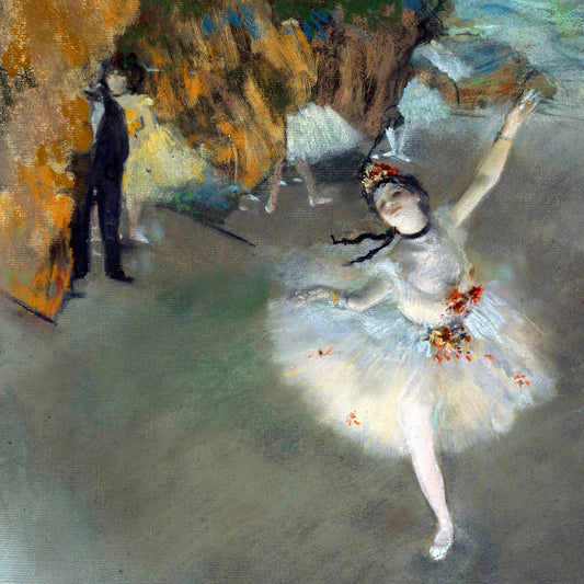 Edgar Degas - The Star - gerahmter Druck