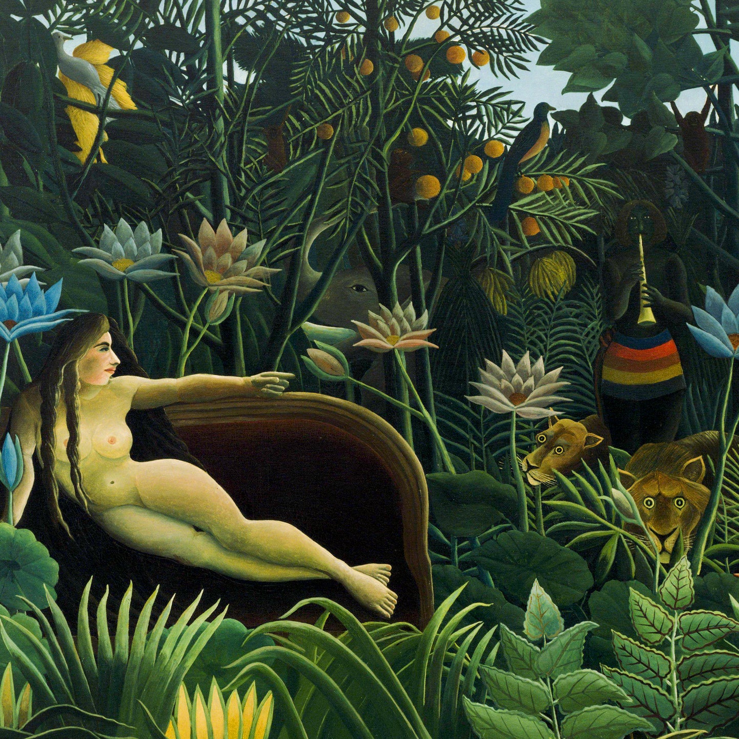 Henri Rousseau - The Dream - gerahmter Druck