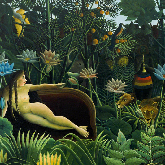 Henri Rousseau - The Dream - gerahmter Druck