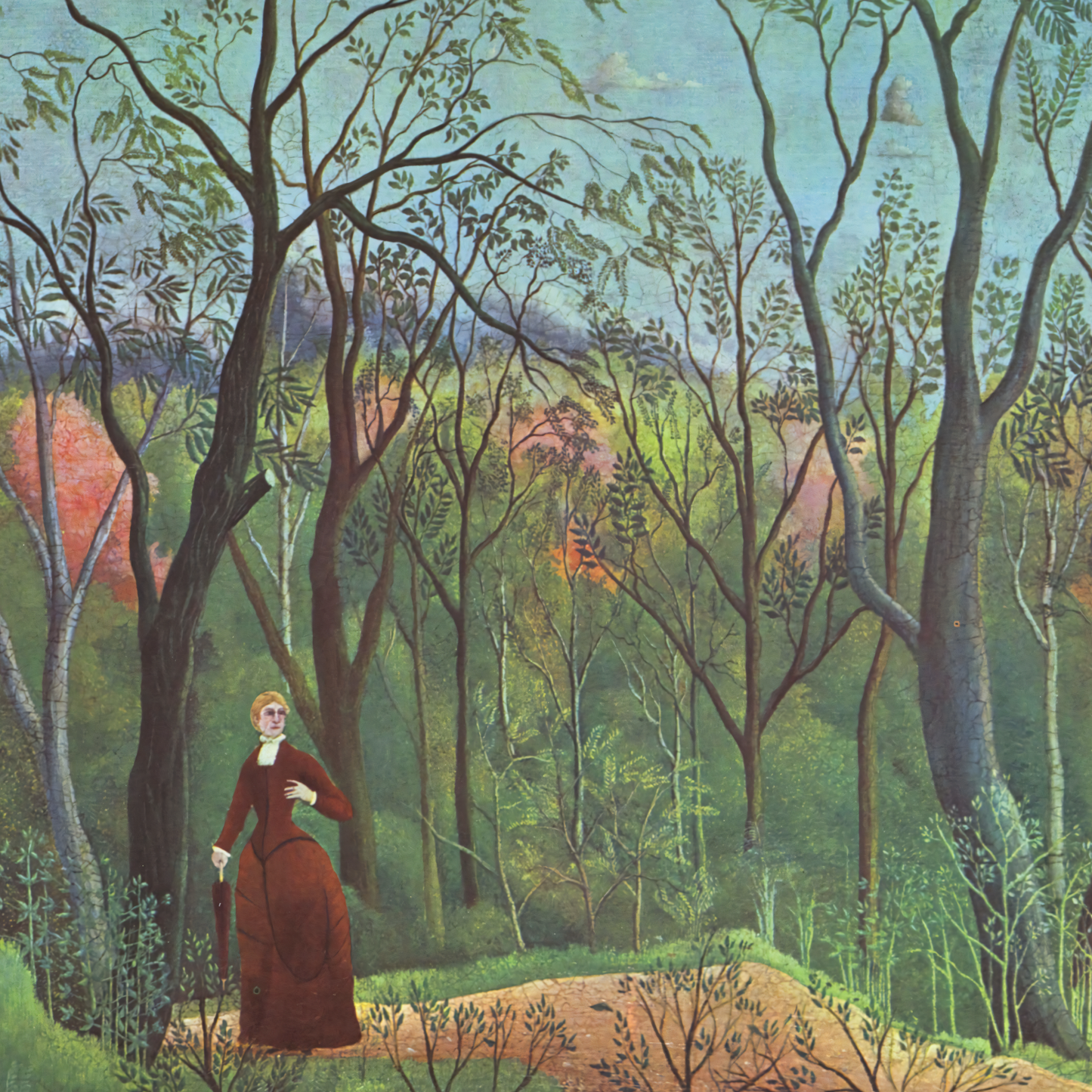 Henri Rousseau - Walk in the Forest - gerahmter Druck
