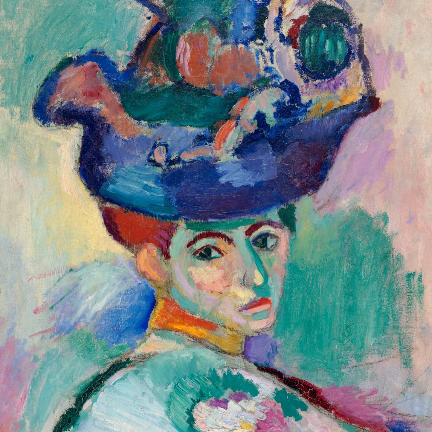 Henri Matisse - Woman with a Hat - gerahmter Druck