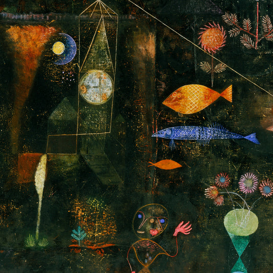 Paul Klee - Fish Magic - gerahmter Druck