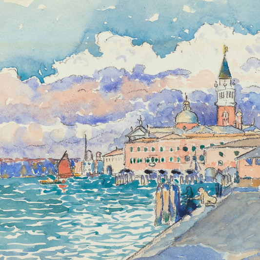 Henri Edmond Cross - Venice - gerahmter Druck