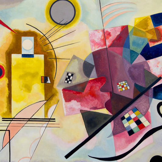 Wassily Kandinsky - Yellow-Red-Blue - gerahmter Druck