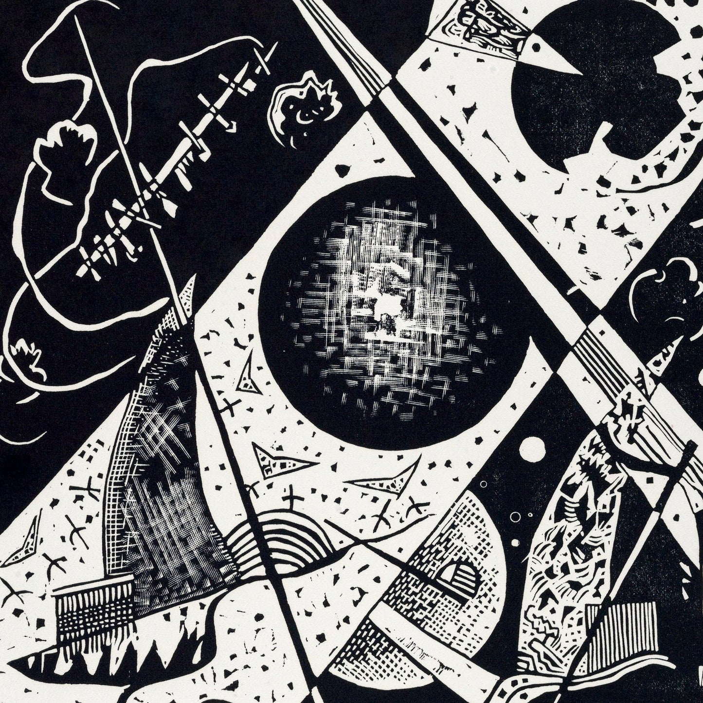 Wassily Kandinsky - Small Worlds VI - gerahmter Druck