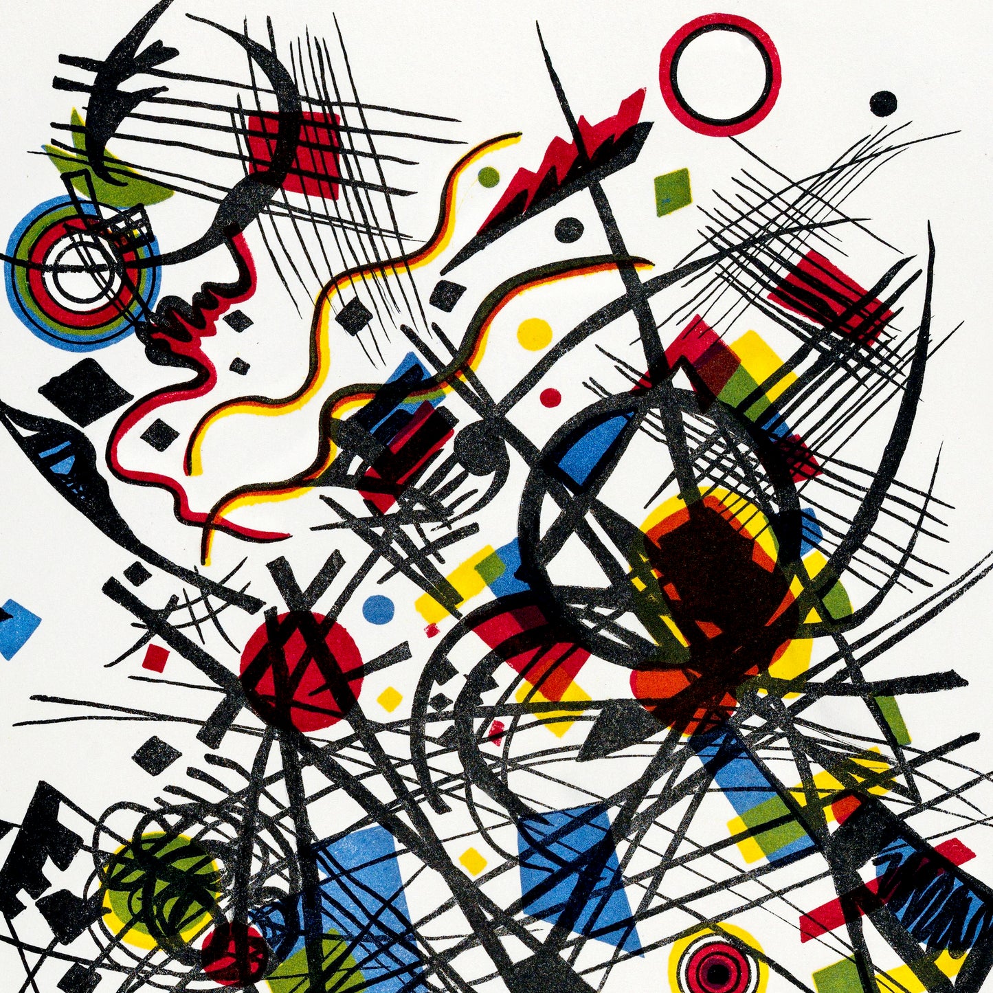 Wassily Kandinsky - Litograph - gerahmter Druck
