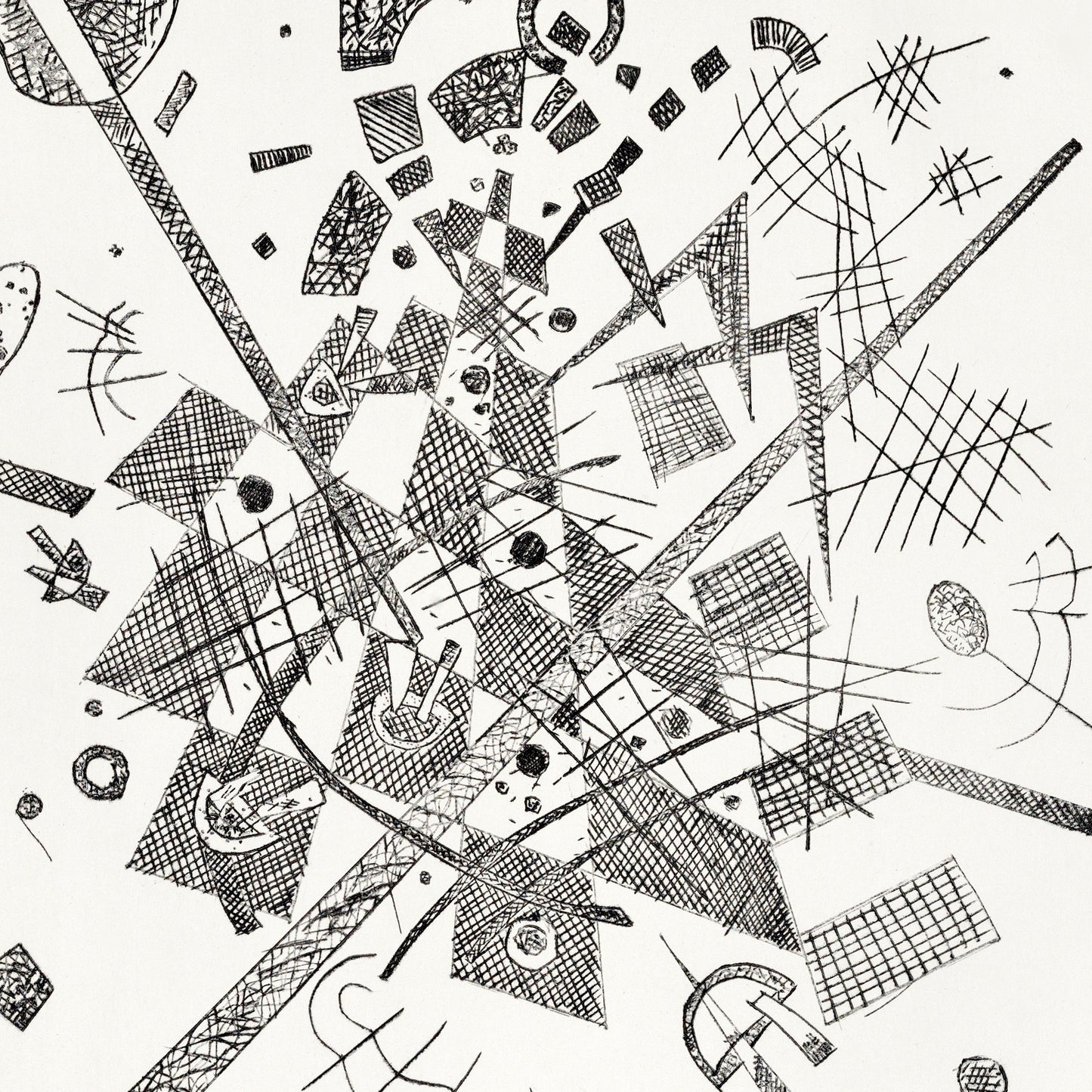 Wassily Kandinsky - Small Worlds IX - gerahmter Druck