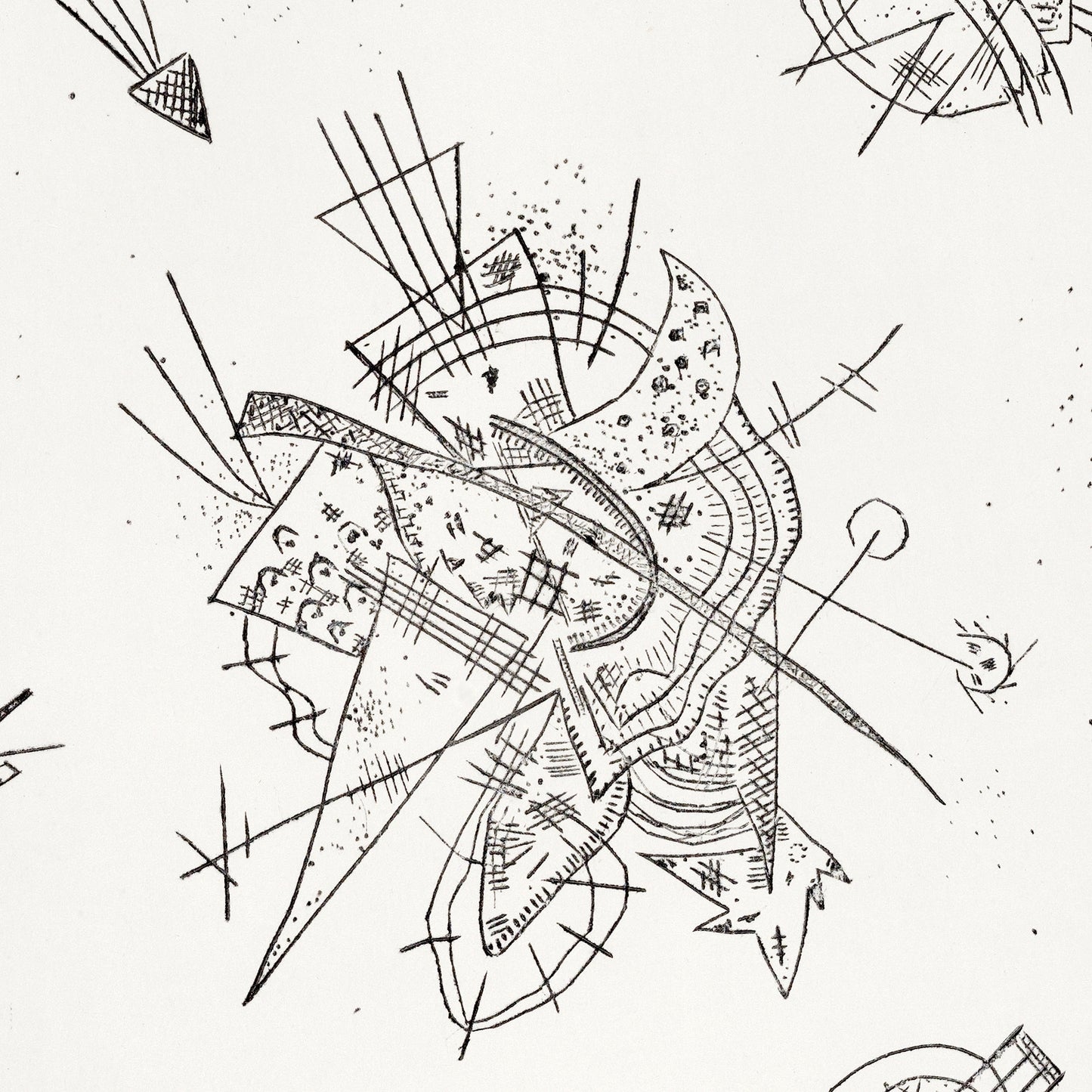 Wassily Kandinsky - Small Worlds X - gerahmter Druck