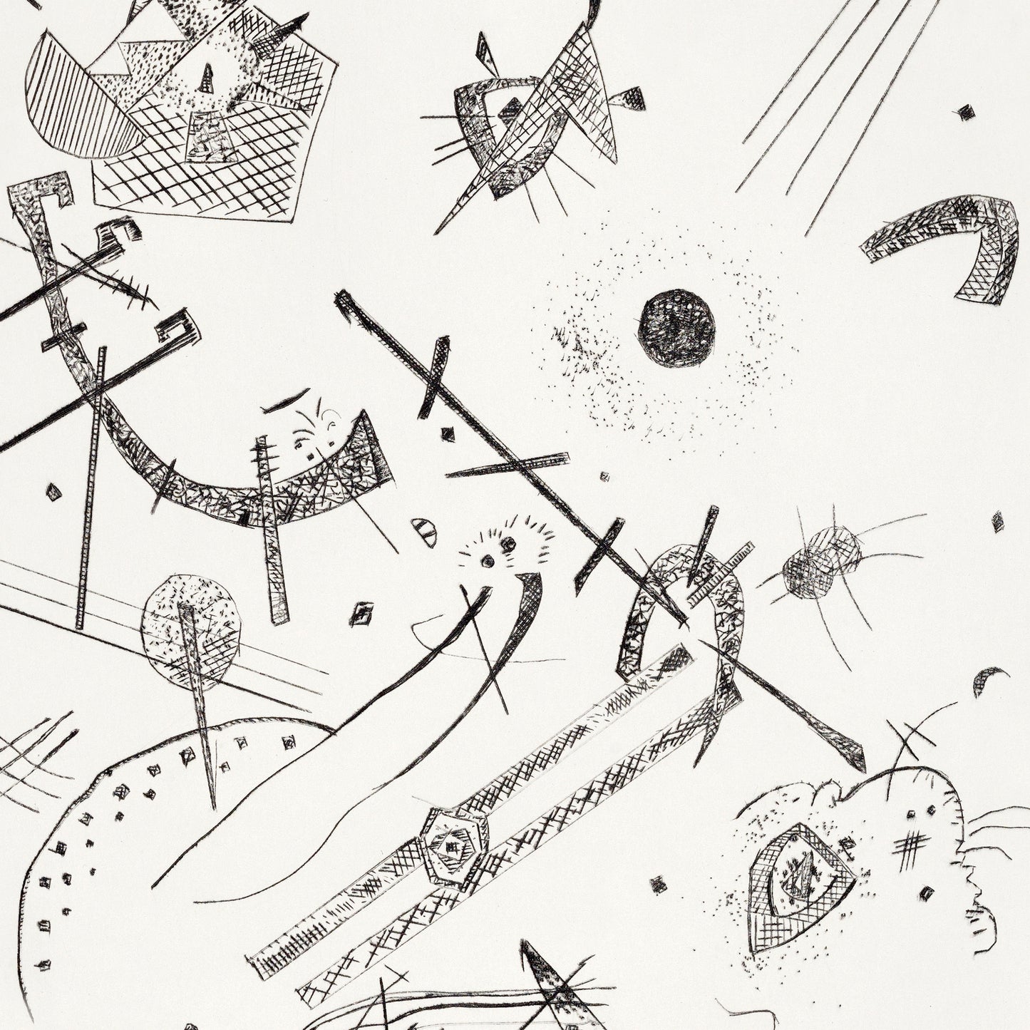Wassily Kandinsky - Small Worlds XI - gerahmter Druck