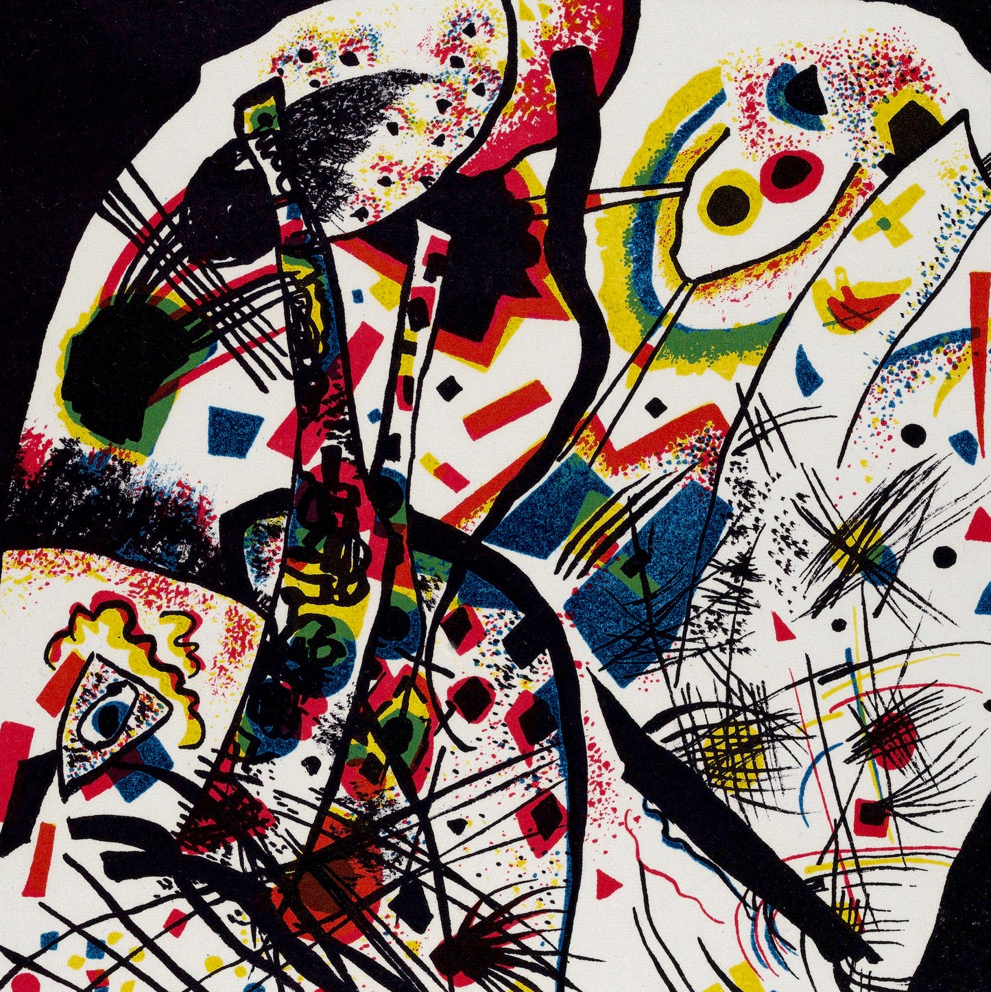 Wassily Kandinsky - Small Worlds III - gerahmter Druck