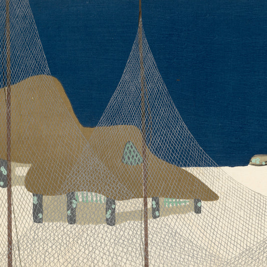 Kamisaka Sekka - Fishing Village - gerahmter Druck