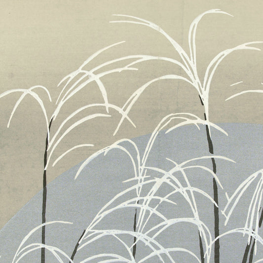 Kamisaka Sekka - Moon and Grasses - gerahmter Druck