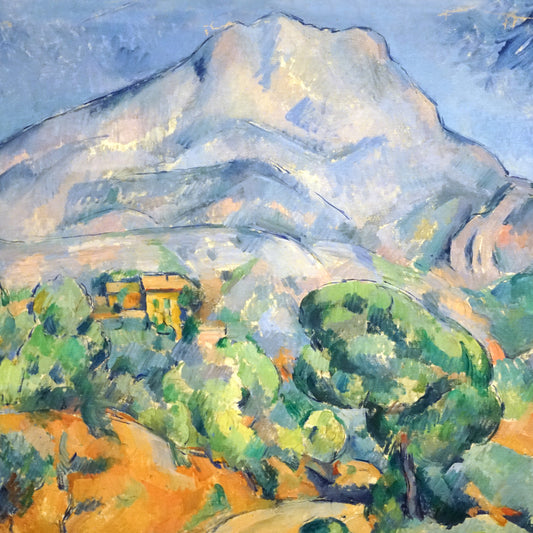 Paul Cézanne - Mont Sainte-Victoire - gerahmter Druck