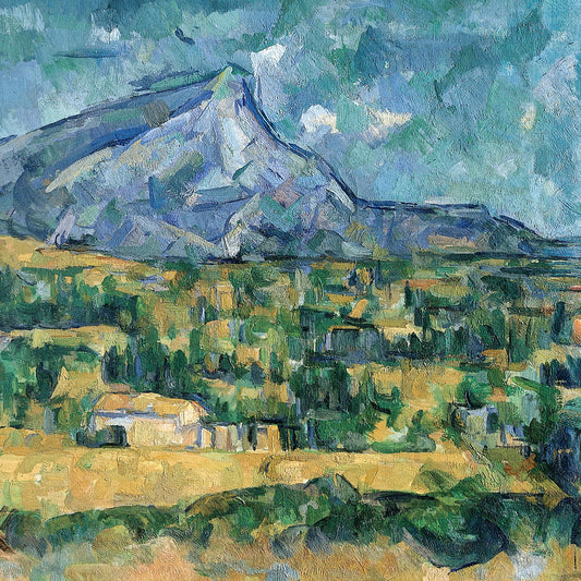 Paul Cézanne - Mont Sainte-Victoire - gerahmter Druck