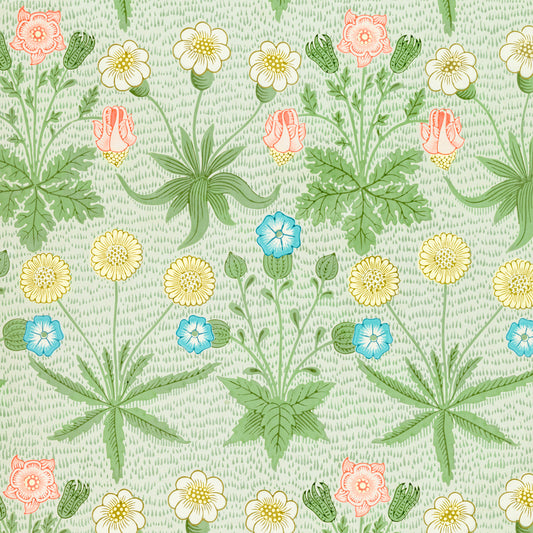William Morris - Green Daisy - gerahmter Druck