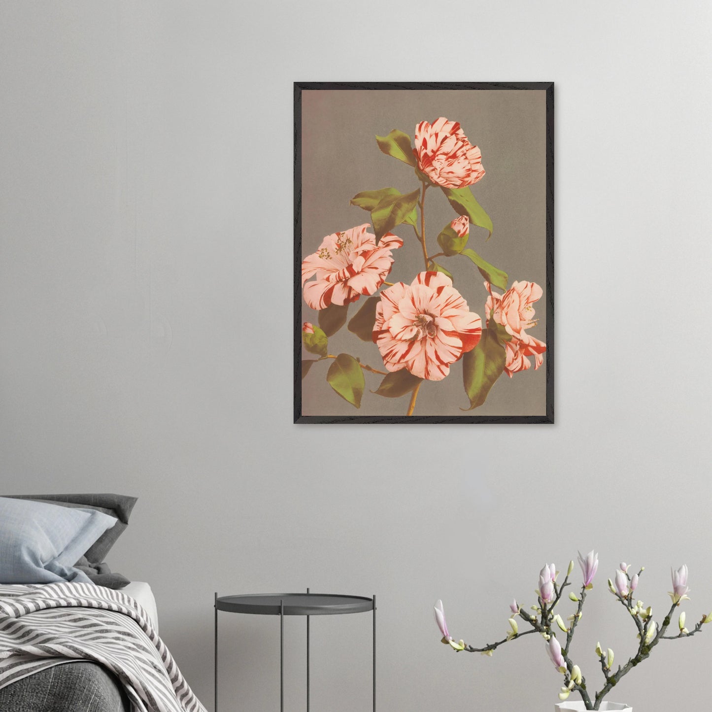 Ogawa Kazumasa - Japanese Camellia - gerahmter Druck