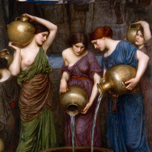 John William Waterhouse - The Danaides - gerahmter Druck