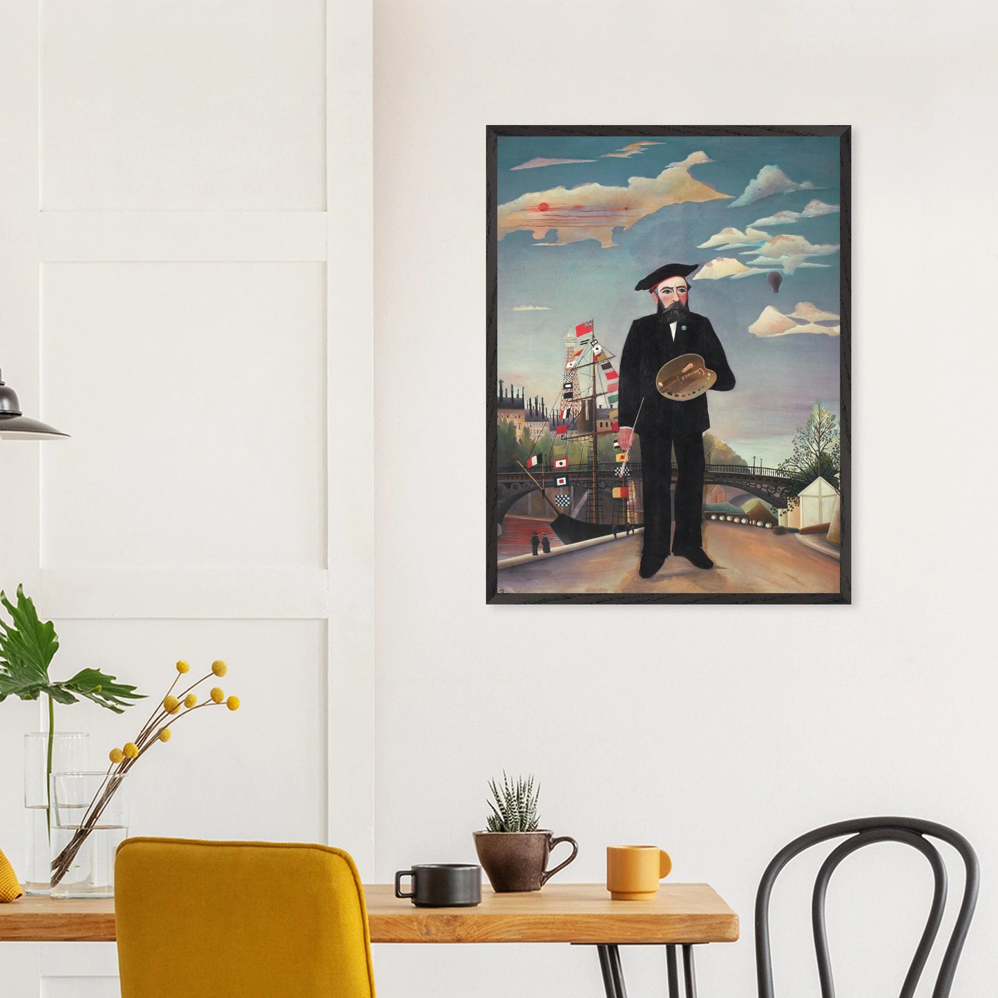 Henri Rousseau - Myself: Portrait Landscape - gerahmter Druck