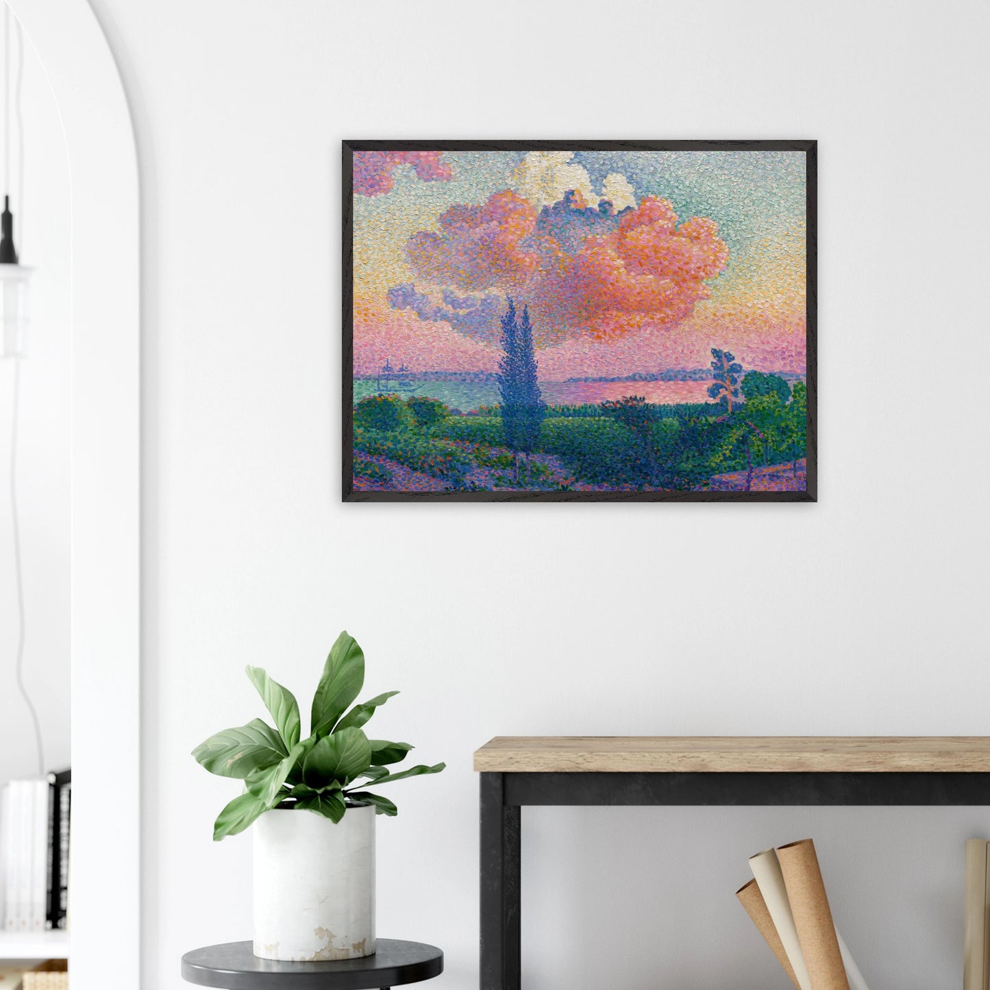 Henri Edmond Cross - The Pink Cloud - gerahmter Druck