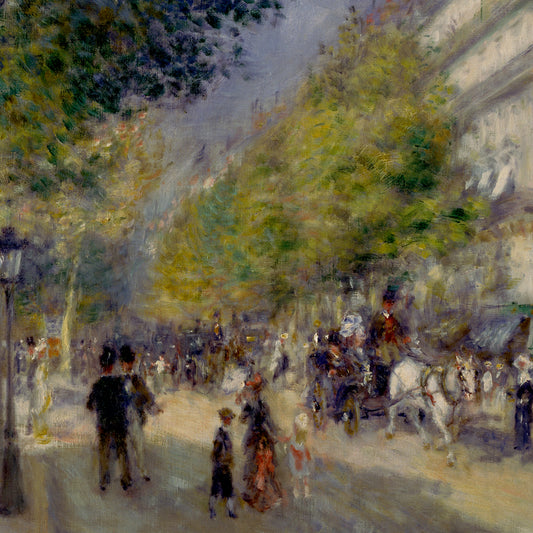 Pierre-Auguste Renoir - The Grands Boulevards - gerahmter Druck