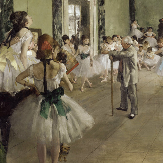 Edgar Degas - The Ballet Class - gerahmter Druck