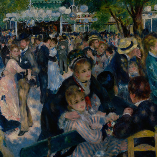 Pierre-Auguste Renoir - Dance at le Moulin de la Galette - gerahmter Druck
