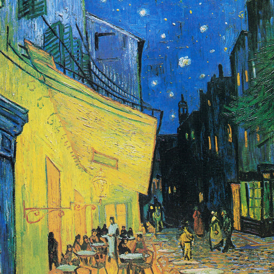 Vincent van Gogh - Café Terrace at Night - gerahmter Druck