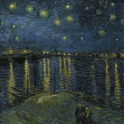 Vincent van Gogh - Starry Night over the Rhône - gerahmter Druck