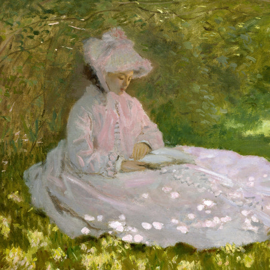 Claude Monet - The Reader - gerahmter Druck