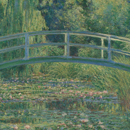 Claude Monet - Water Lily Pond - gerahmter Druck
