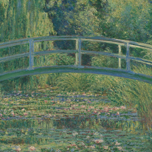 Claude Monet - Water Lily Pond - gerahmter Druck