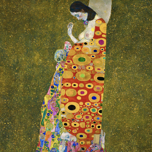 Gustav Klimt - Hope II - gerahmter Druck