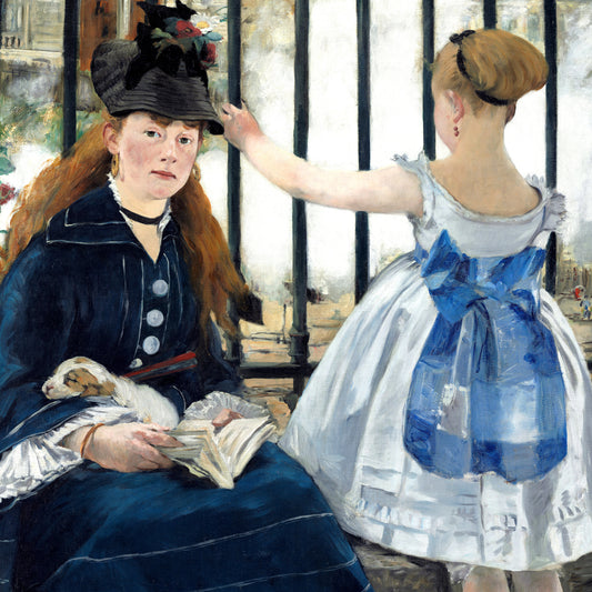 Édouard Manet - The Railway - gerahmter Druck