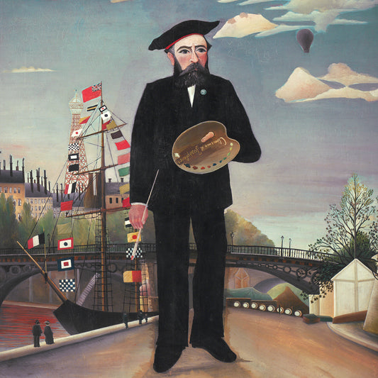 Henri Rousseau - Myself: Portrait Landscape - gerahmter Druck