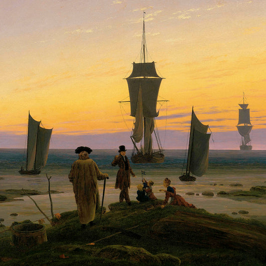 Caspar David Friedrich - Die Lebensstufen - gerahmter Druck