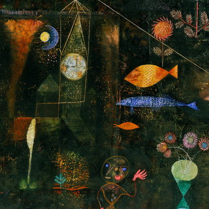 Paul Klee - Fish Magic - gerahmter Druck