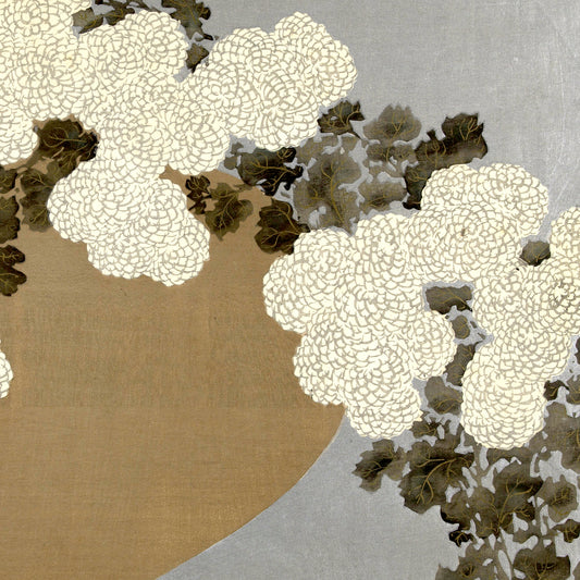 Kamisaka Sekka - Chrysanthemums - gerahmter Druck