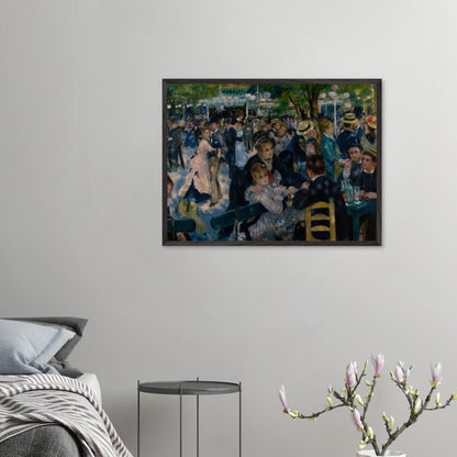 Pierre-Auguste Renoir - Dance at le Moulin de la Galette - gerahmter Druck