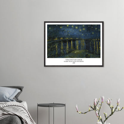 Vincent van Gogh - Starry Night over the Rhône - gerahmter Druck