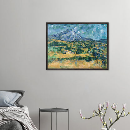 Paul Cézanne - Mont Sainte-Victoire - gerahmter Druck