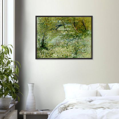 Vincent van Gogh - River Bank in Springtime - gerahmter Druck