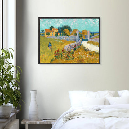 Vincent van Gogh - Farmhouse in Provence - gerahmter Druck